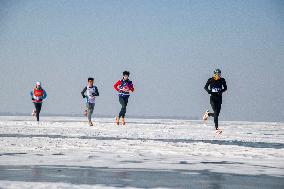 A Marathon on The Ice in Shenyang