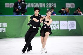 (SP)SOUTH KOREA-GANGNEUNG-WINTER YOUTH OLYMPIC GAMES-FIGURE SKATING-ICE DANCE-RHYTHM DANCE