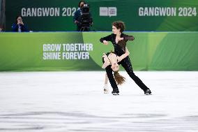 (SP)SOUTH KOREA-GANGNEUNG-WINTER YOUTH OLYMPIC GAMES-FIGURE SKATING-ICE DANCE-RHYTHM DANCE