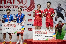 (SP)INDONESIA-JAKARTA-BADMINTON-INDONESIA MASTERS-MIXED DOUBLES-FINALS