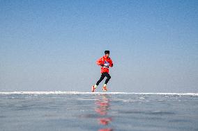 A Marathon on The Ice in Shenyang