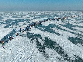 A Marathon on The Ice in Shenyang