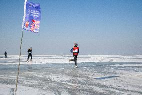 A Marathon on The Ice in Shenyang