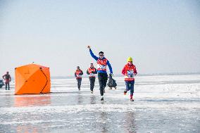 A Marathon on The Ice in Shenyang