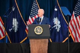 President Of The United States Joe Biden At South Carolina’s First In The Nation Dinner