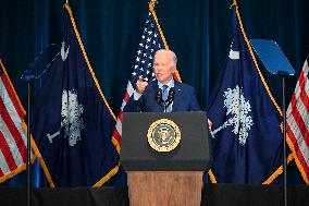 President Of The United States Joe Biden At South Carolina’s First In The Nation Dinner