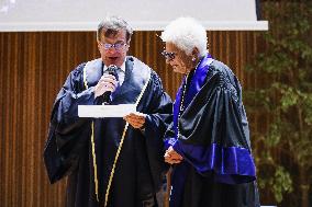 The Award Ceremony Of The Honorary Degrees In Historical Sciences To Liliana Segre During The International Holocaust Remembranc