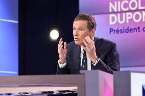 Nicolas Dupont-Aignan On Dimanche En Politique - Paris