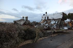 MIDEAST-GAZA-RUBBLE
