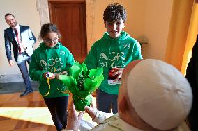 Pope Francis Leads Angelus Prayer - Vatican