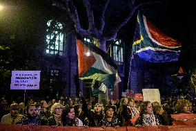 Pro Palestine Rally In Barcelona, Spain