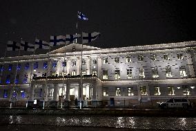 Demonstratrion during Finland's Presidential elections