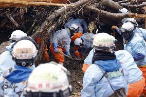 Aftermath of strong quake in central Japan