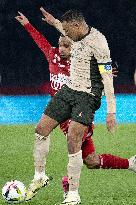 Ligue 1 match between, Paris Saint Germain " "PSG" Stade Brestois 29