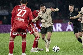 Ligue 1 match between, Paris Saint Germain " "PSG" Stade Brestois 29