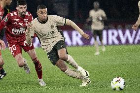 Ligue 1 match between, Paris Saint Germain " "PSG" Stade Brestois 29