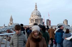 BRITAIN-LONDON-MET OFFICE-HOTTEST DAY IN JANUARY