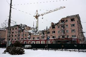 Chernihiv in winter