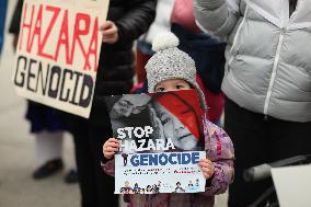 Afghan Hazara Community Protests Against Genocide Of Hazara People In Kabul, Afghanistan