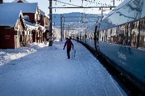 Railway Route Oslo - Bergen