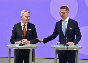 Finnish presidential run-off candidates