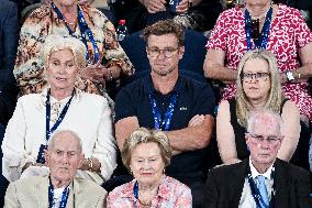 Simon Baker at Australian Open - Melbourne