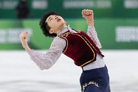 (SP)SOUTH KOREA-GANGNEUNG-WINTER YOUTH OLYMPIC GAMES-FIGURE SKATING-MEN'S SINGLE-FREE SKATING