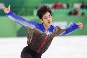 (SP)SOUTH KOREA-GANGNEUNG-WINTER YOUTH OLYMPIC GAMES-FIGURE SKATING-MEN'S SINGLE-FREE SKATING