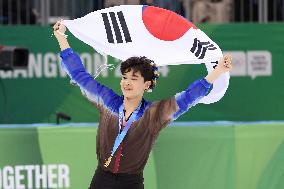 (SP)SOUTH KOREA-GANGNEUNG-WINTER YOUTH OLYMPIC GAMES-FIGURE SKATING-MEN'S SINGLE-FREE SKATING