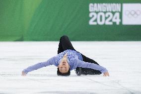 (SP)SOUTH KOREA-GANGNEUNG-WINTER YOUTH OLYMPIC GAMES-FIGURE SKATING-MEN'S SINGLE-FREE SKATING