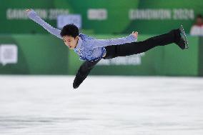 (SP)SOUTH KOREA-GANGNEUNG-WINTER YOUTH OLYMPIC GAMES-FIGURE SKATING-MEN'S SINGLE-FREE SKATING