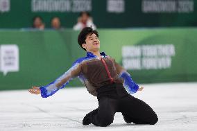 (SP)SOUTH KOREA-GANGNEUNG-WINTER YOUTH OLYMPIC GAMES-FIGURE SKATING-MEN'S SINGLE-FREE SKATING