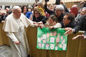 Pope Francis Holds Audiences - Vatican