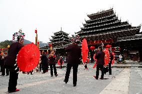 (EnchantingGuangxi)CHINA-GUANGXI-SANJIANG-TOURISM-SPRING FESTIVAL (CN)