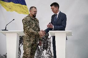 Presentation of commemorative coins State Protection Department of Ukraine in Kyiv