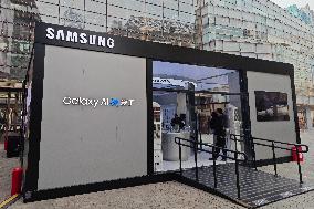 Samsung Galaxy S24 Phone Promotion in Shanghai