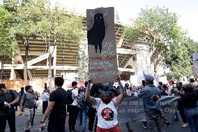 Protest Against For Resumption Of Bullfights