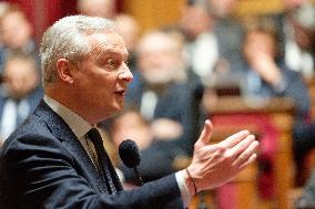 A Session Of Questions To The Government At The Senat In Paris