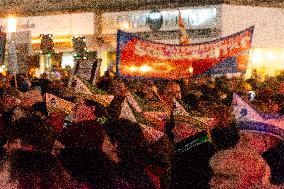 Protest Against AFD (Alternative For Germany)  In Leverkusen