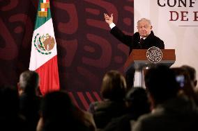 Lopez Obrador Mexico’s President News Conference