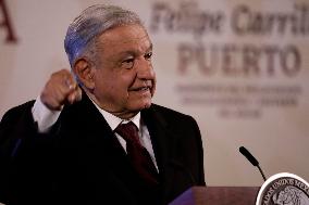 Lopez Obrador Mexico’s President News Conference