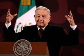 Lopez Obrador Mexico’s President News Conference