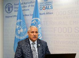 EGYPT-CAIRO-FAO-ASSISTANT DIRECTOR-GENERAL-INTERVIEW