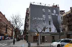 Diana Ross St Laurent Ad - NYC
