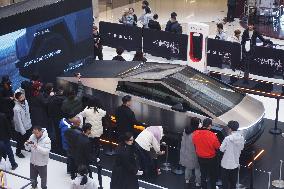 Tesla Electric Cybertruck Displayed in Hangzhou