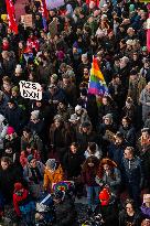 One Hundred Thousand Rally Against Far-Right - Hamburg