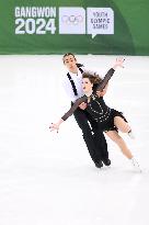 (SP)SOUTH KOREA-GANGNEUNG-WINTER YOUTH OLYMPIC GAMES-FIGURE SKATING-ICE DANCE