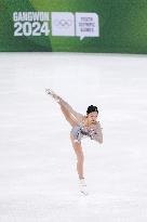 (SP)SOUTH KOREA-GANGNEUNG-WINTER YOUTH OLYMPIC GAMES-FIGURE SKATING-WOMEN SINGLE SKATING-FREE SKATING