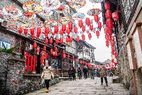 CHINA-CHONGQING-YONGXI-SPRING FESTIVAL-DECORATIONS (CN)