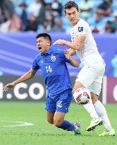 (SP)QATAR-DOHA-FOOTBALL-AFC ASIAN CUP-UZBEKISTAN VS THAILAND